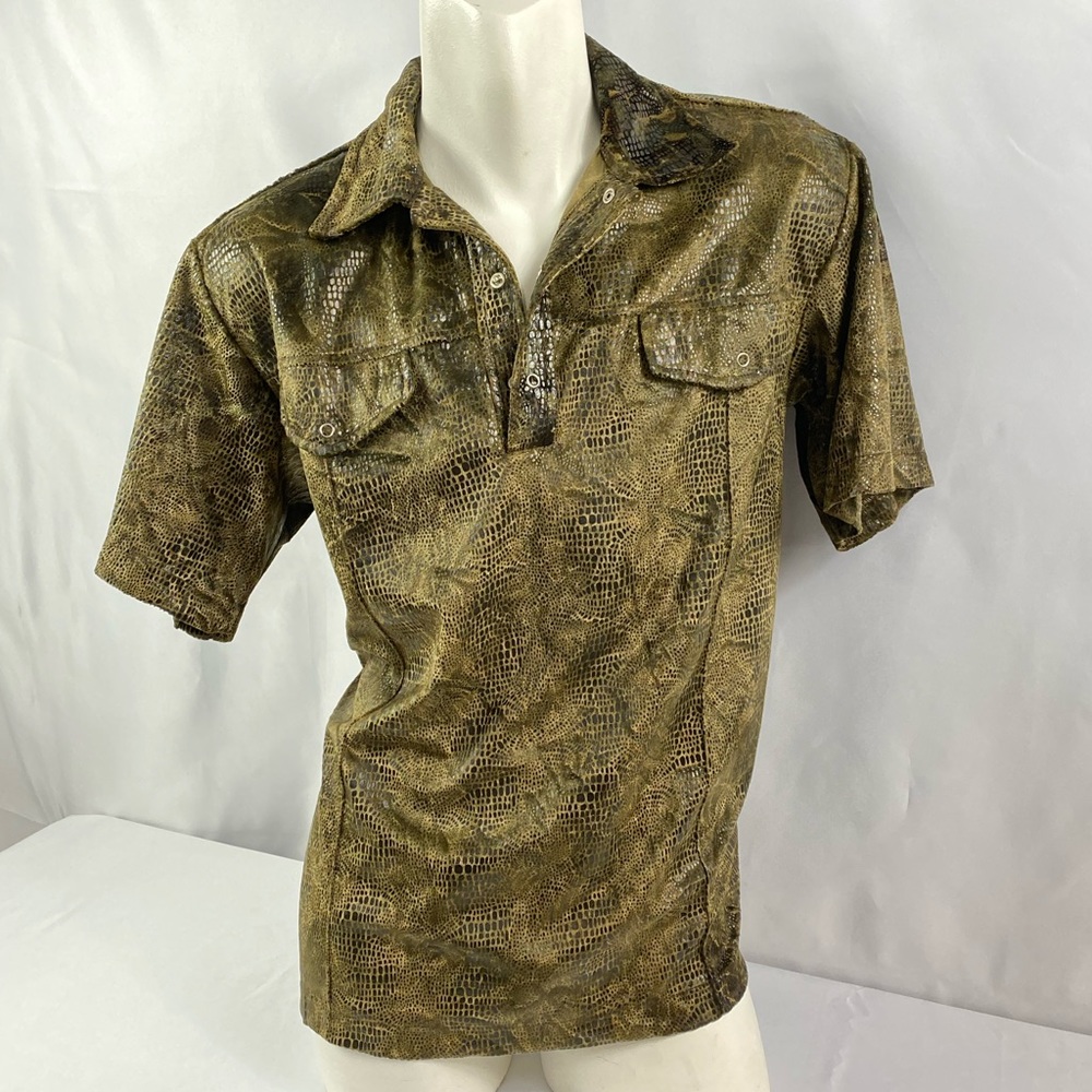 Third Rail | Men’s Reptilian Sueded M Camp Shirt